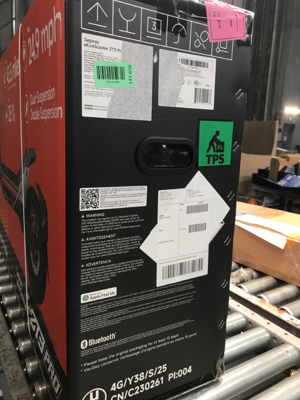 Photo 1 of ****BRAND NEW UNOPENED*****Segway ZT3 Pro Electric Scooter, Up to 24.9 MPH, 43.5-Mile Range, Dual Suspension, Flash Charge, 1600W Peak Motor, Off-Road Scooter for Adults UL Certified (UL2272/2271)