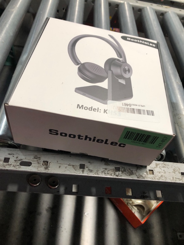 Photo 1 of (Upgraded Version) Wireless Headset, Bluetooth Headset with Noise Cancelling Microphone, Best Headphones with Mic Mute & USB Dongle for PC/Computer/Laptop/Cell Phones/Remote Work/Call Center