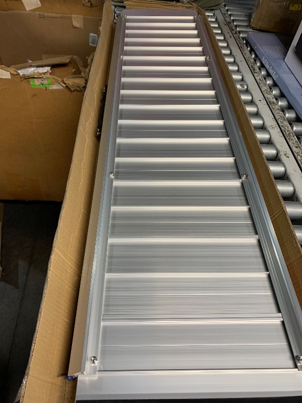Photo 1 of (used)(5 feet long)(see all images) Aluminum Folding Threshold Ramp, 660 lbs Load Capacity for Manual Electric Wheelchairs, Scooters, Curbs, Steps and Stairs