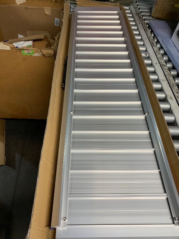 Photo 1 of (used)(5 feet long)(see all images) Aluminum Folding Threshold Ramp, 660 lbs Load Capacity for Manual Electric Wheelchairs, Scooters, Curbs, Steps and Stairs