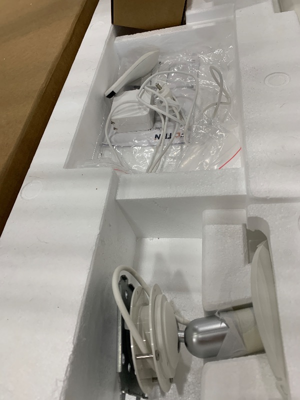 Photo 1 of ***PARTS ONLY ITEM 32" Portable TV on Wheels, 1080p Smart Touchscreen Display, Rolling Monitor with Magnetic Wide-Angle Camera, Android 13,Built-in 6-8h Battery, 10W Stereo Speakers,Remote Control, 6+128GB Storage,White