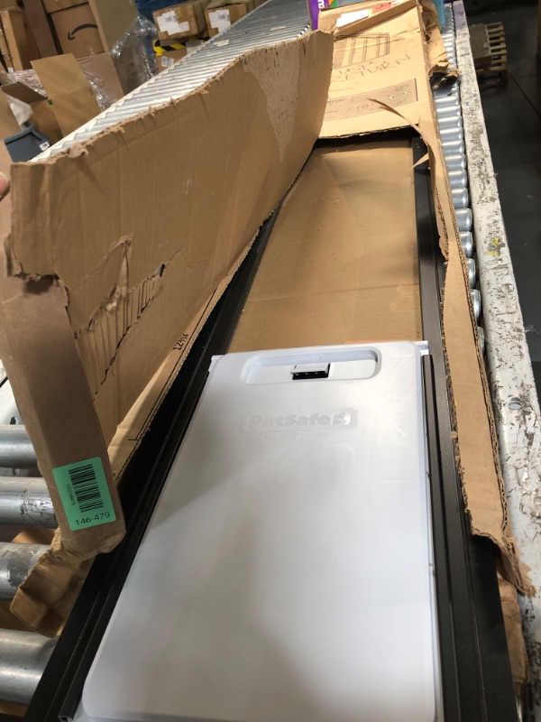 Photo 1 of (see all images) PetSafe Sliding Glass Pet Door - No-Cut DIY Install Doggy Door for Renters - Aluminum Frame - Adjustable Height 75 7/8" to 81" - 