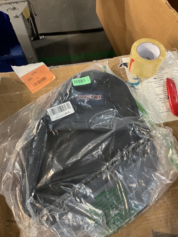 Photo 1 of (bagged) (used/fair) JanSport SuperBreak One Backpacks - Durable, Lightweight Bookbag with 1 Main Compartment, Front Utility Pocket with Built-in Organizer - Premium Backpack, Black