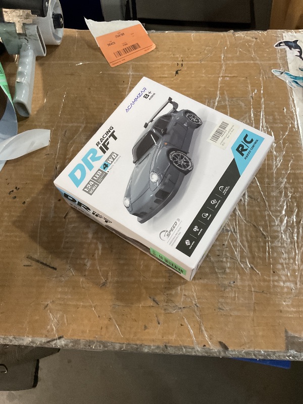 Photo 1 of ***(PARTS ONLY/ MISSING PARTS/ NON FUNCTIONAL)***ACAMMZAR RC Drift Car, 1:24 Remote Control Car for Kids, 20KM/H 4WD High Speed RC Cars with Lights, Extra Racing Tires, Vehicle for Adults Boys Girls, Blue