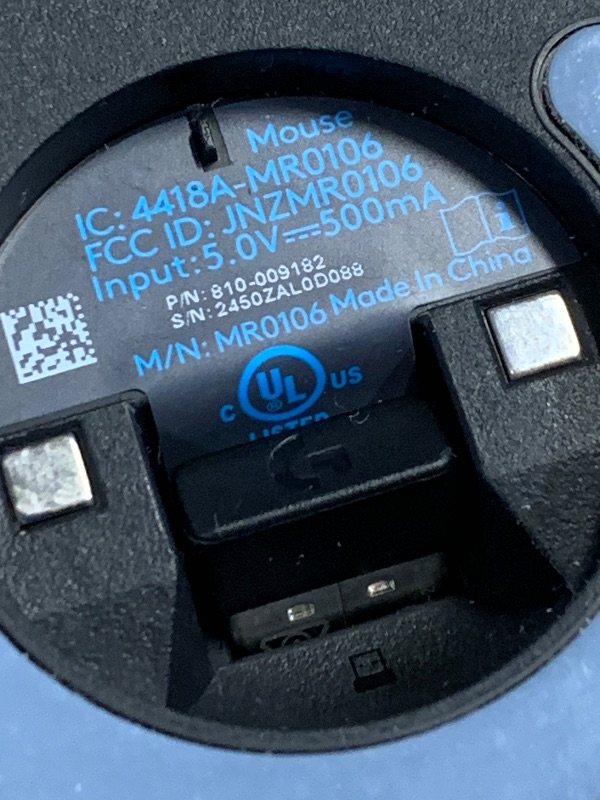 Photo 1 of (missing charger) Logitech G PRO X SUPERLIGHT Wireless Gaming Mouse, Ultra-Lightweight, HERO 25K Sensor, 25,600 DPI, 5 Programmable Buttons