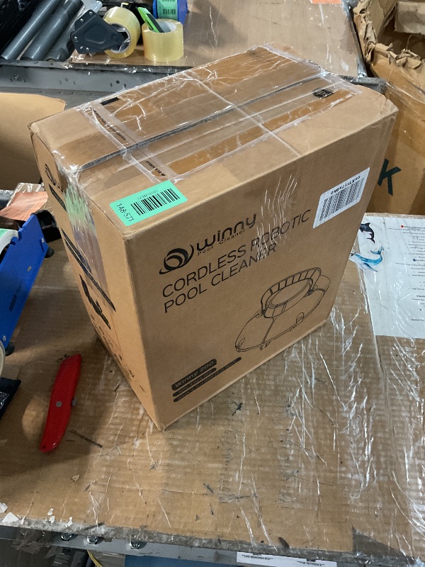 Photo 1 of (2025 Upgrade) Cordless Robotic Pool Cleaner, Lasts 80 Min, Automatic Vacuum for Above-Ground Pools up to 645 Sq.ft,Portable, Self-Parking,Light Black