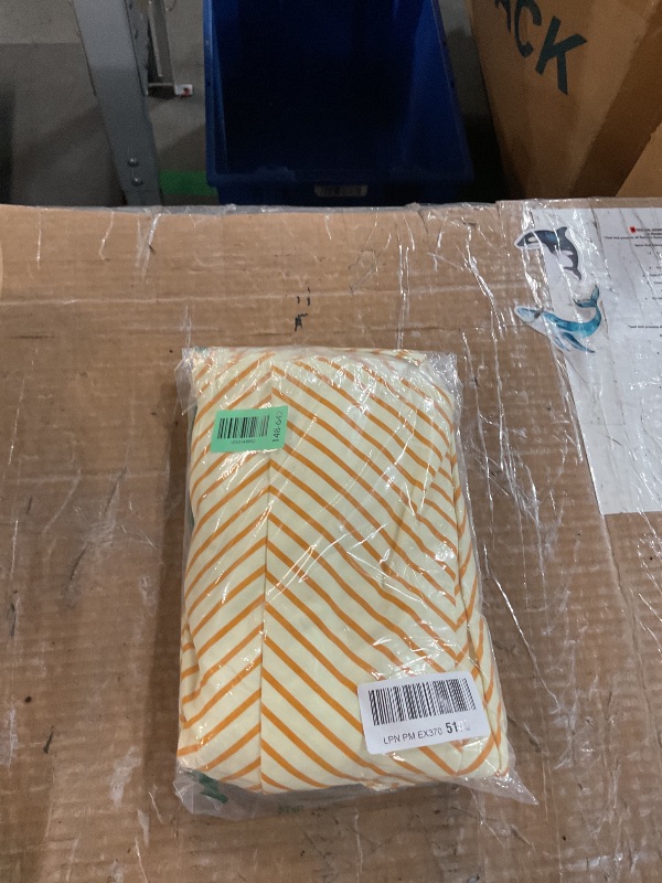 Photo 1 of (used/fair) (bagged) MISSACTIVER Striped Smocked Flowy Midi Dress for Women Summer Sleeveless V Neck Tie Straps Backless Beach Long Dresses Yellow S
