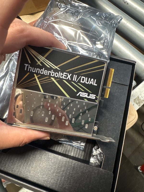 Photo 1 of (for parts only) (incomplete) Asus ThunderboltEX II/DUAL Adapter (THUNDERBOLTEX II/DUAL)