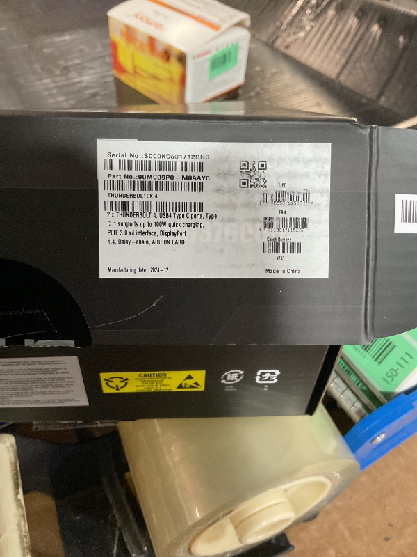 Photo 1 of (for parts only) (incomplete) Asus ThunderboltEX II/DUAL Adapter (THUNDERBOLTEX II/DUAL)