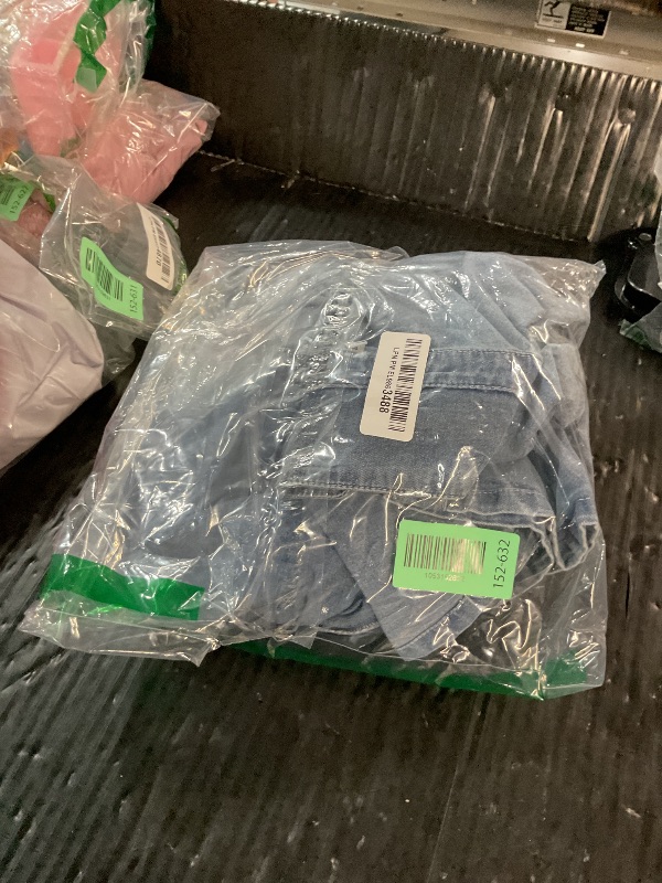 Photo 1 of (USED/FAIR) (BAGGED) (MED/LARGE) KDF Summer Dress for Women Puff Sleeve Slim Fit Jean Dresses for Women 2025 Casual