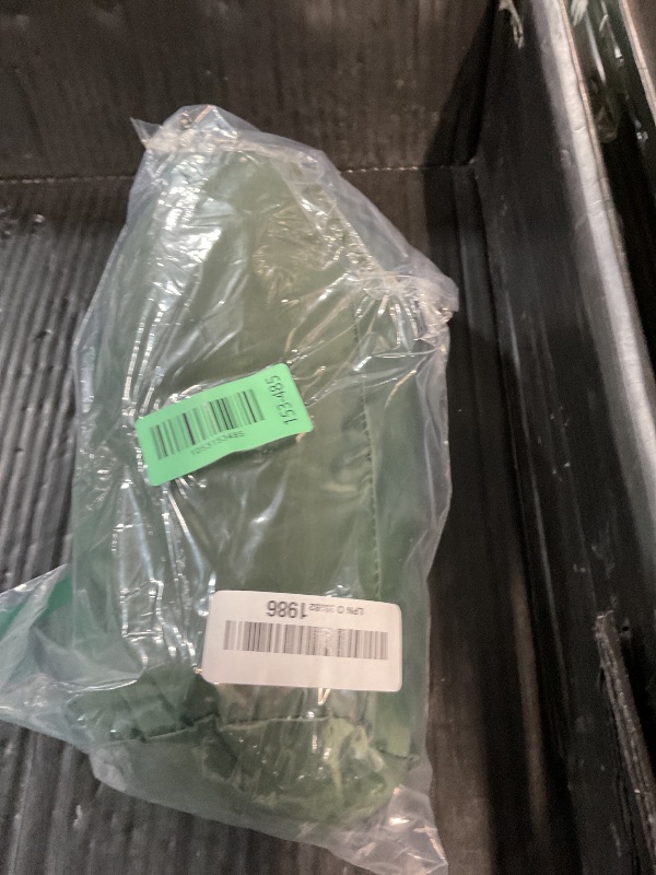 Photo 1 of (STING DAMAGED) (BAGGED) Heavy Duty Rain Poncho for Backpacking, Waterproof Lightweight for Adults, Military, Emergency, Camping, Men, Women (Adult-Round-Olive Green)