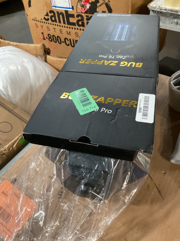 Photo 1 of (NOT LED) (USED/FAIR) GOOTOP Bug Zapper Outdoor, Mosquito Zapper, 3 Prong Plug in Electric Fly Zapper, Mosquito Killer, Fly Traps, Flying Insects Zapper Indoor Outdoor 90-130V, 4200V, ABS Plastic Outer (Black)