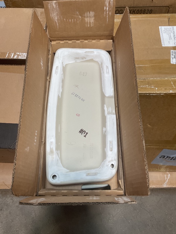 Photo 1 of ***TANK ONLY***TOTO Drake Two-Piece Elongated 1.6 GPF TORNADO FLUSH Toilet with CEFIONTECT, Cotton White - CST776CSG#01