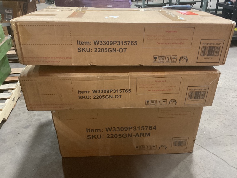 Photo 1 of **PARTIAL SET/1 ARM MISSING**CONSISTS OF 1 ARM, 1 MIDDLE, 2 OTTOMANS** Trygoal U Shaped Modular Cloud Couch, Convertible Sectional Couches Sofa with 2 Ottoman, 3 Seater Modular Sectional Deep Seat Sofa, for Living Room, Apartment, Green