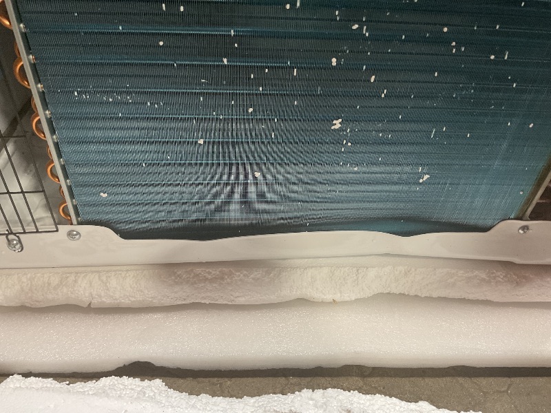 Photo 1 of **MINOR DAMAGE **Whirlpool 8,000 BTU Through the Wall Air Conditioner, 115V, Cools up to 350 Sq. Ft. for Living Room, Bedroom, Kitchen with Dehumidifier and Remote Control, White