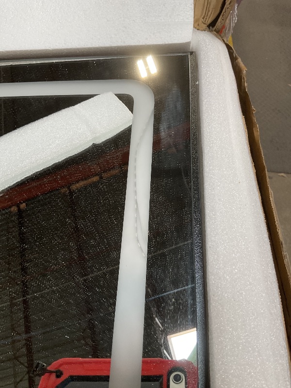 Photo 1 of ***LED STRIP OUT OF PLACE IN MIRROR**Pamapic Makeup Vanity