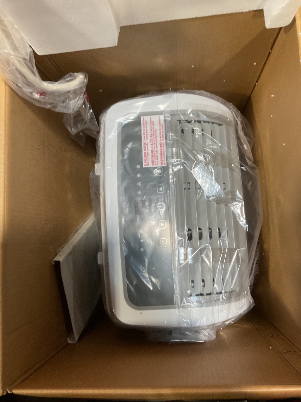 Photo 1 of *** FOR PARTS/ MISSING PIECES*** BLACK+DECKER Portable Air Conditioner, 10,000 BTU (6,300 BTU SACC) for Rooms up to 450 Sq. Ft., Portable AC with Follow Me Remote Control and Window Kit, BPACT10WT, White