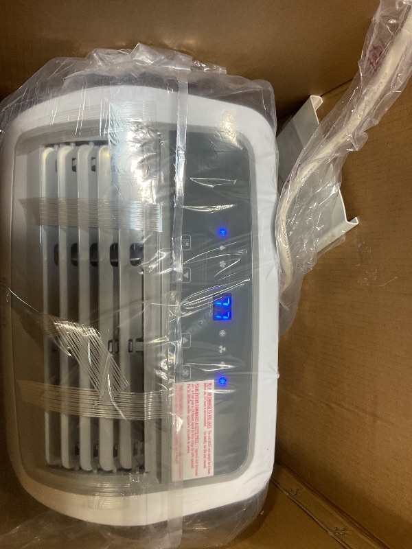 Photo 1 of *** FOR PARTS/ MISSING PIECES*** BLACK+DECKER Portable Air Conditioner, 10,000 BTU (6,300 BTU SACC) for Rooms up to 450 Sq. Ft., Portable AC with Follow Me Remote Control and Window Kit, BPACT10WT, White