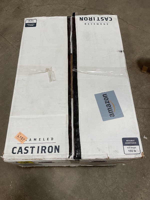 Photo 1 of **MINOR DAMAGE**Kohler 6489-0 Whitehaven® 35-3/4" undermount single-bowl farmhouse kitchen sink, White