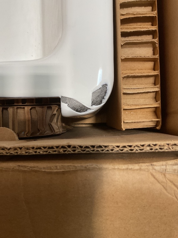 Photo 1 of **MINOR DAMAGE**Kohler 6489-0 Whitehaven® 35-3/4" undermount single-bowl farmhouse kitchen sink, White