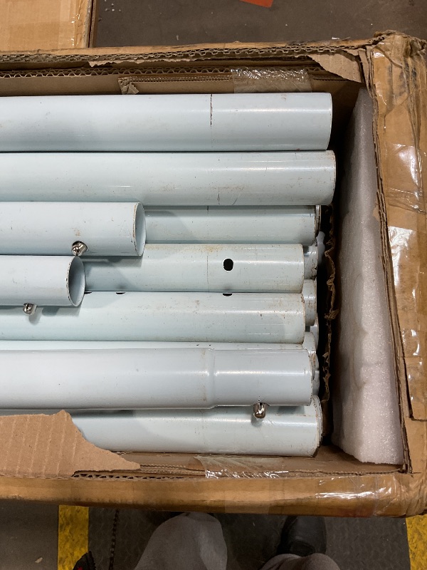 Photo 1 of **USED/POLES ONLY**COBIZI 16x32FT Party Tent Heavy Duty Outdoor Gazebo White Event Shelter Wedding Canopy Tent for Parties BBQ with Removable Sidewall Windows, Powder Coating (Better Than Galvanized)