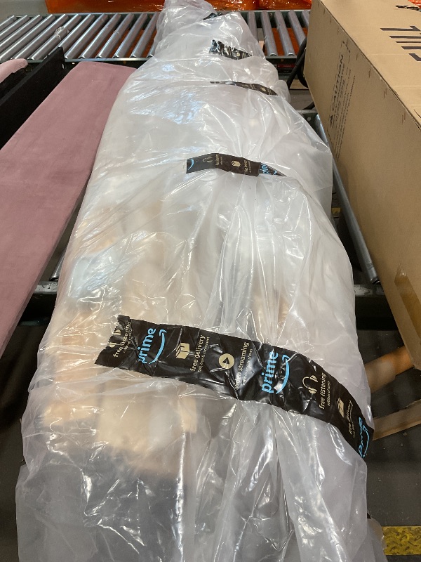 Photo 1 of **INCOMPLETE/MISSING PARTS**PVWIIK Full Upholstered Daybed with Trundle and USB & LED Light for Bedroom, Living Room, Office, Small Space Design,Wodd Platform Bed,No Box Spring Needed, Pink