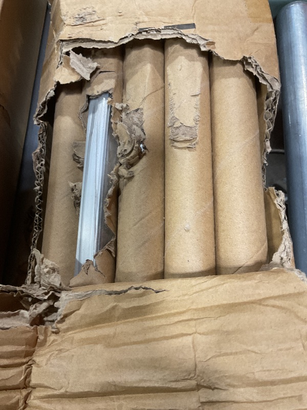 Photo 1 of **MINOR DAMAGE/ TRANSPORT DAMAGE **Barrina 8 Foot LED Bulbs, 44W 5500lm 6500K, Super Bright, T8 T10 T12 LED Tube Lights, FA8 Single Pin LED Lights, Clear Cover, 8 Foot LED Bulbs to Replace Fluorescent Light Bulbs (Pack of 12)