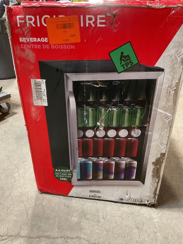 Photo 1 of ***USED/DAMAGED SHELVES/DENTS***Frigidaire EFMIS155 Beverage Refrigerator, 126 Cans-Full Stainless Steel