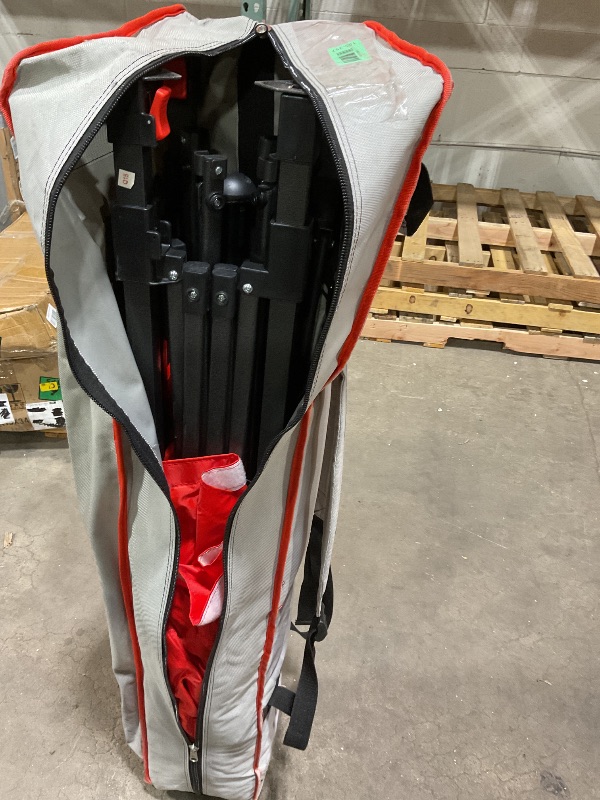 Photo 1 of ***USED/PICTURE FOR REFERENCE/DIRTY***Eurmax USA Heavy Duty Wheeled Bag Pop up Canopy Tent Universal Rolling Storage Bag with Handles for 10x10 Canopy Instant Tent(Light Grey