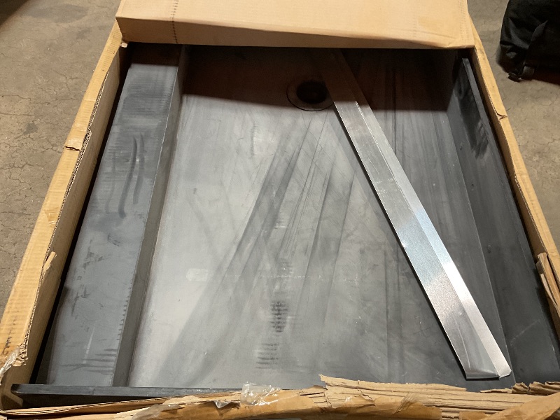 Photo 1 of ***USED***Tileable Shower Base 60"x30" with Integrated Center PVC Drain, Ready for Tile, 30-Inch Depth by 60-Inch Width, SBR6030 Tileable