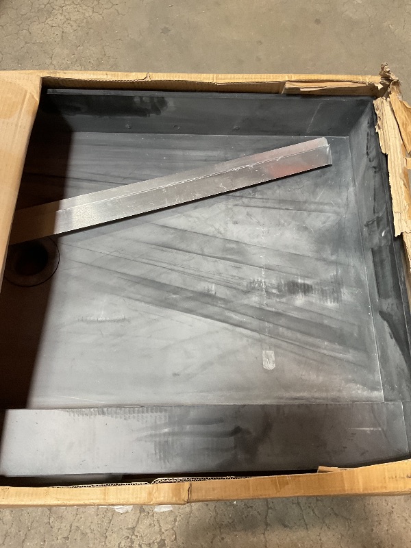 Photo 1 of ***USED***Tileable Shower Base 60"x30" with Integrated Center PVC Drain, Ready for Tile, 30-Inch Depth by 60-Inch Width, SBR6030 Tileable