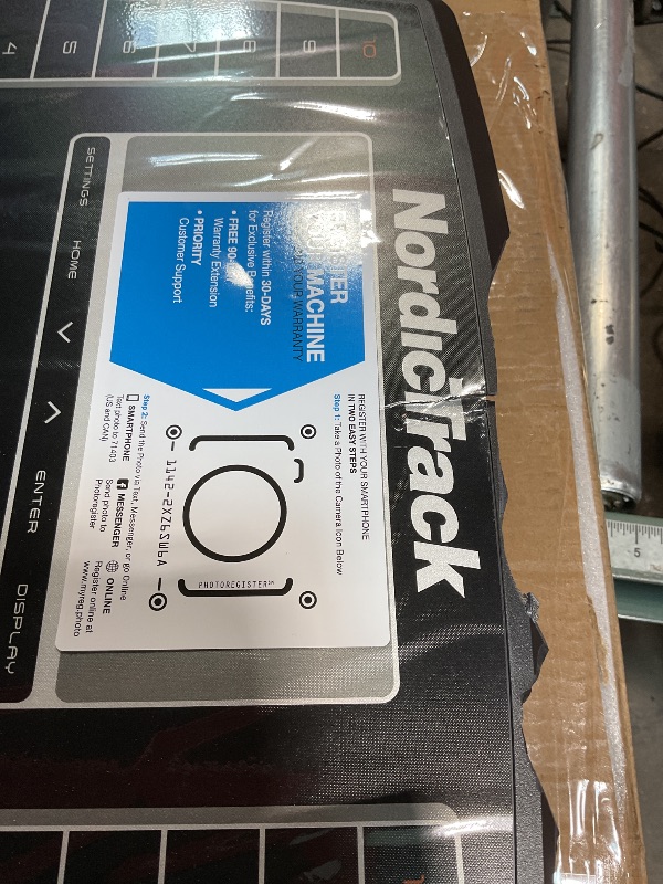 Photo 1 of ***MAJOR DAMAGE/UNTESTED***NordicTrack T 6.5 S; Treadmill for Running and Walking with 5” Display and SpaceSaver Design