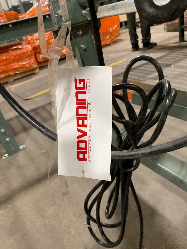 Photo 1 of ***USED/MINOR DAMAGE/NO REMOTE/DIRTY FROM TRANSPORT***ADVANING Classic Series 12'X10' Electric Retractable Awning, 100% Acrylic UV+ Sun Shade Canopy, Light Taupe (Solid), EA1210-A013H