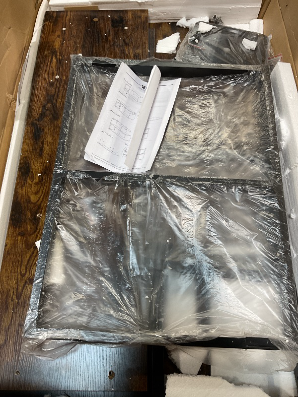 Photo 1 of Tektalk Rotatable Corner Table Retro Desk Corner Computer Desk PC Laptop Study Table Workstation Home Office