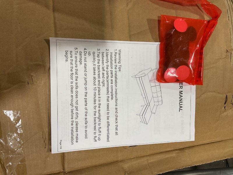 Photo 1 of ***USED/PARTIAL SET/SECTION UNKNOWN/DIRTY***Welzona Sofa for Living Room Cream White