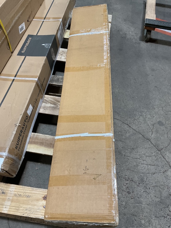 View 2 of ***INCOMPLETE SET/ POSSIBLY BOX 1 OF 2*** Large Outdoor Dog Kennel with Waterproof Cover, Large Dog House with Feeding Doors, Heavy Duty Dog Enclosures for Garden Backyard Courtyard?4×4×6FT?