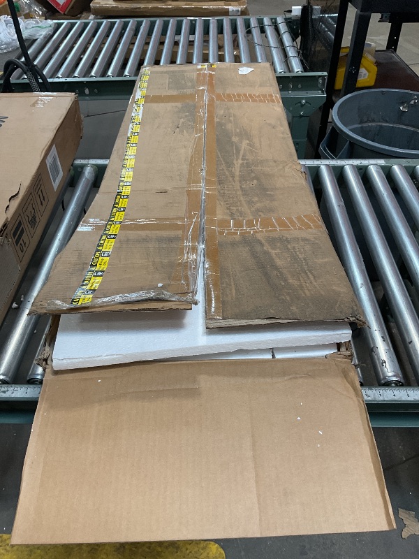 Photo 1 of ****POSSIBLY BOX 1 OF 2 /NO FIREPLACE***** 43 Inch Fireplace TV Stand with Mantel - Electric Fireplace Heater, Wooden Entertainment Center, Adjustable LED Flame, Freestanding (750W/1500W),Cream