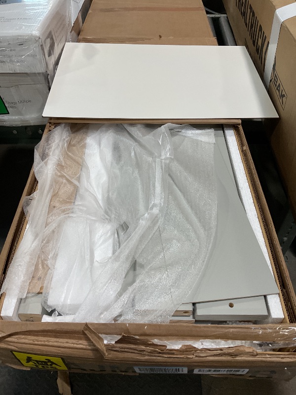 Photo 1 of ***INCOMPLETE SET/ BOX 1 OF 2*** Alaterre Furniture Melody Twin to King Extendable Daybed with Trundle and Storage Drawers – Solid Brazilian Pine Wood with 400lb Capacity for Kids, Guest, or Small Bedroom (Dove Gray)