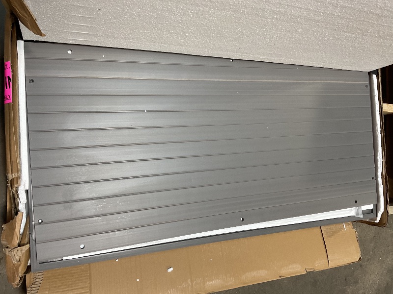 Photo 1 of ***USED***New Age Pet ECOFLEX 48" Wide Large Reptile Habitat, Mojave Lounge for Snakes, Tortoises & Lizards in Maple, Black & Grey, Easy Assembly, Sliding Glass Doors & Mesh Top