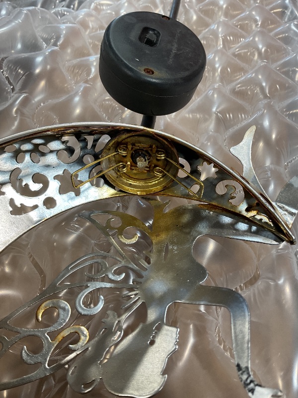 Photo 1 of ***USED/MINOR DAMAGE ***Vuees Solar Garden Statues Outdoor Decor, Fairy Moon Figurine Light Stake, Housewarming Ornament for Patio, Lawn, Yard, Pathway - Unique Gift Ideas for Gardening Mom Grandma