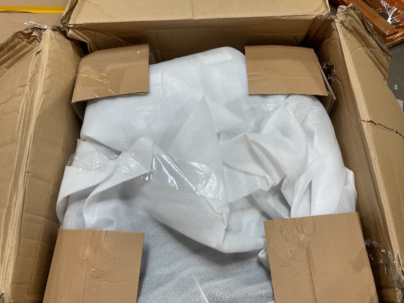 Photo 1 of ***USED***KISLOT Dining Chairs with Casters Upholstered Modern Armchair with Rollers for Diningroom Bedroom Livingroom Reading Room, 32.25''H, Beige