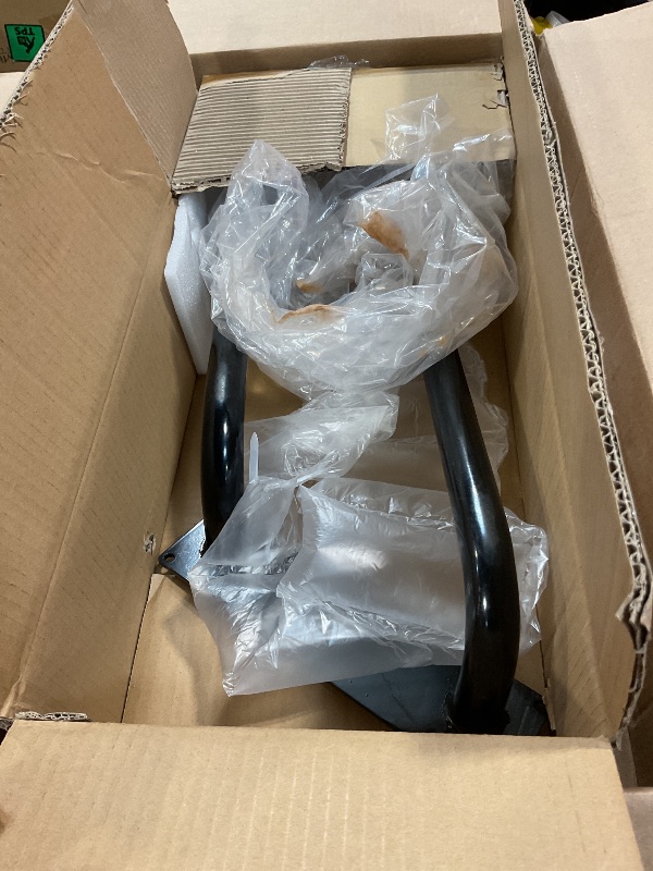 Photo 1 of **missing hardware**Jamb Mount Handrails for Outdoor Steps-1-2 Step Waterproof Stairs Railing-Powder Coated Side Mount Hand Rails for Indoor Stairs-Non-Slip Staircase Grab Rail for Deck/Porch/Mobile Home/Short Stairway