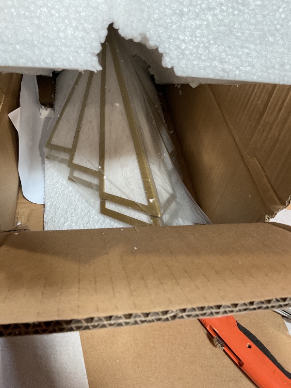 Photo 1 of ***SIZING MEASUREMNETS UNKNOWN*** YFMYY Modern Wall Light Simple Creative Wall Sconces Bedroom Aisle Living Room Wall Lamp Holder E12 Socket Art Deco Lighting Fixture (Bulb Not Included) (Pack of 2)