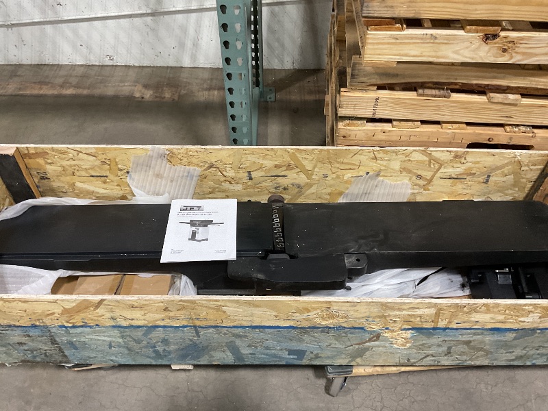 Photo 1 of ***TOP OF PLANER ONLY***JET Black 8-Inch Jointer, Helical Cutterhead, 2 HP, 230V 1Ph (Model JWJ-8HH-BLK)