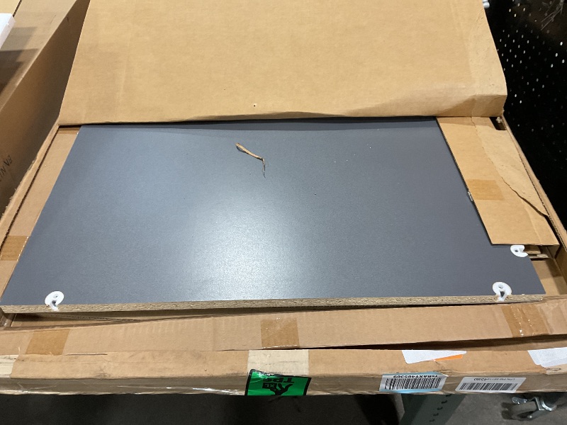 Photo 1 of ***MISSING ASSEMBLY HARDWARE*** OfficeSimpli Large Washer Dryer Countertop 30 x 58 - Made in USA - Heavy-Duty Laundry Countertop Over Washer and Dryer, Laundry Room Countertop Organization Solution with Non-Slip Pads, Slate Grey