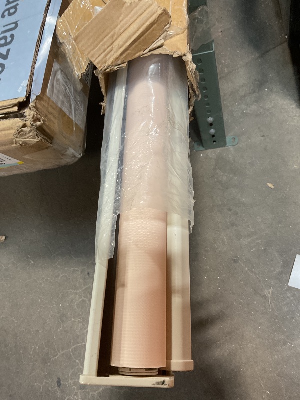 Photo 1 of ***UNTESTED/POSSIBLY FOR PARTS*** Joydeco Cordless Zebra Blinds for Windows, Dual Layer Light Control Window Blinds with Light-Proof Aluminum Cover, Free-Stop Roller Shades for Home & Office (Beige,71" W x 75" H)