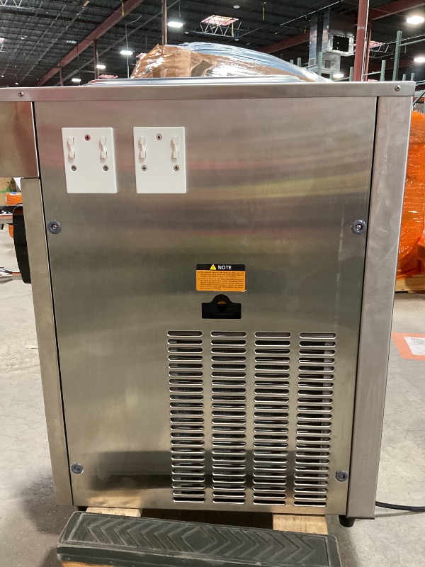 Photo 1 of ***MINOR SCRATCHES/MISSING ACCESSORIES/DIRT/***GSEICE BJK288S-Z 2500W Commercial Soft Ice Cream machine,6.8-8.4 Gal/H Yield, 2500W Countertop Soft Serve Machine w/ 2*2.1 Gal Hopper 0.53 Gal Cylinders LCD Panel Puffing Shortage Alarm, Frozen Yogurt ACAI Ma