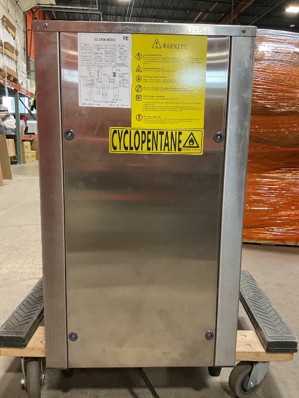Photo 1 of ***MINOR SCRATCHES/MISSING ACCESSORIES/DIRT/***GSEICE BJK288S-Z 2500W Commercial Soft Ice Cream machine,6.8-8.4 Gal/H Yield, 2500W Countertop Soft Serve Machine w/ 2*2.1 Gal Hopper 0.53 Gal Cylinders LCD Panel Puffing Shortage Alarm, Frozen Yogurt ACAI Ma