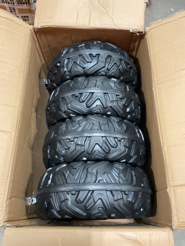 Photo 1 of ***WHEELS AND BRACKETS ONLY**2 Seaters 24V Ride on UTV with Remote Control,10AH Battery, 400W Powerful Motors with 17" EVA Wheels, 20.5“ Seat Width Electric Ride Toy with Metal Suspension,LED Lights,Music,Horn (Rose)