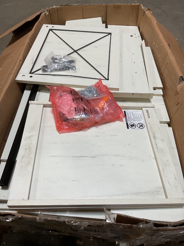 Photo 1 of ***MAJOR DAMAGE/PARTS ONLY***VASAGLE DRESSER